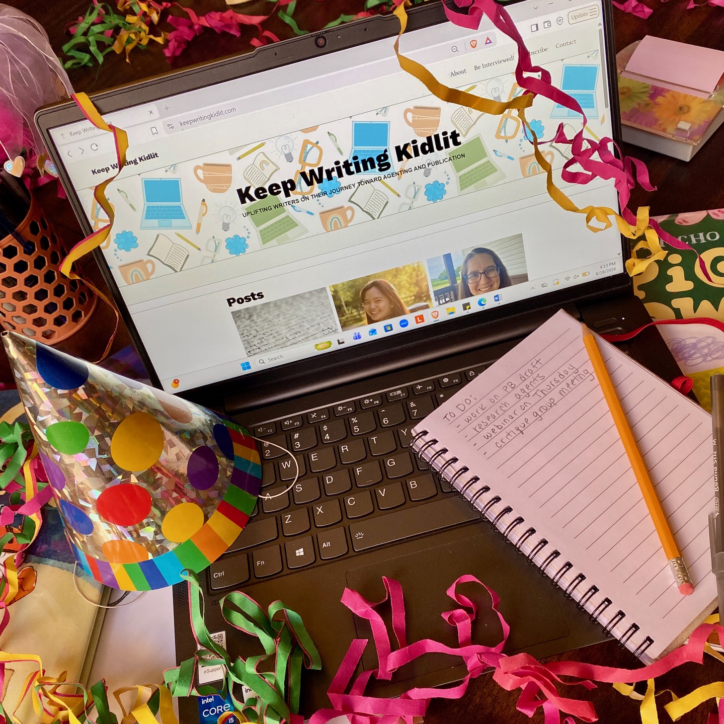 One Year of Keep Writing Kidlit!